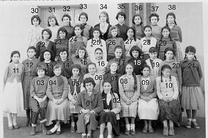 ECOLE MAGNAN FILLES 1957 CEP